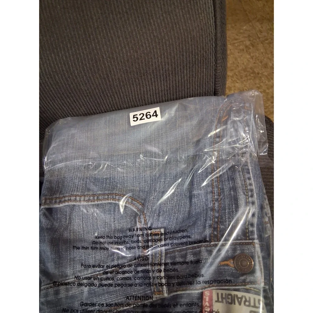 Levis 559 Relaxed Straight Jeans Mens 34x30 Medium Wash Blue Denim‎ 100% Cotton